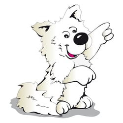 Felan der Schlittenhund – Character für Kinder-Ausstellungsbegleitheft