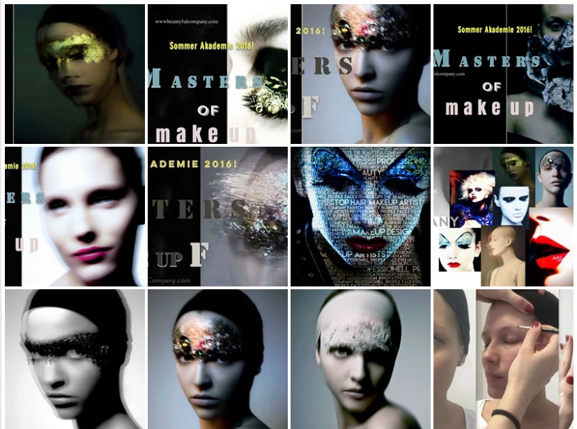 Alle Make up Looks sind in unseren Trainings entstanden.