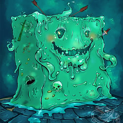 Slime Cube – Gelatinous Cube Monster
