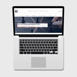 Website einer Unternehmensberatung
