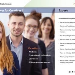 SalesPower for Creatives III – Experts Workshop