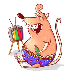 Mischung aus Illustrationen, Charakterdesign, Maskottchen