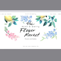 The mint&berry Flower Market 2016. Webseite.