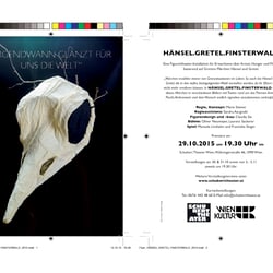 Flyer „HÄNSEL.GRETEL.FINSTERWALD“ Motiv II