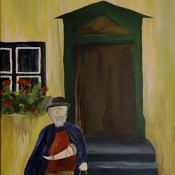 Nachtwächter – Acrylbild