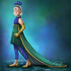 Princess Pea Ko’q, Characterdesign
