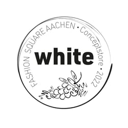 for Conceptstore Aachen white vine label with Vectorillustration in Adobe Fresko