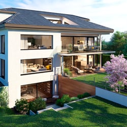 Architekturvisualisierung, Luxusvilla in Österreich