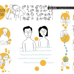 Hygieneberatung Illustration für Website