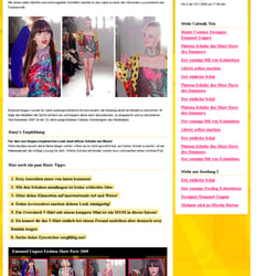 Fashiontrix –  Catwalktricks Artikelseite