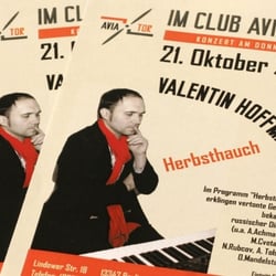 Flyers für Klavierkonzert