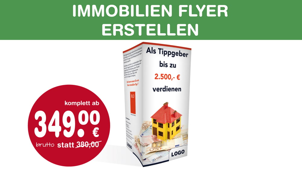 Immobilien-Flyer erstellen | Layout gestalten