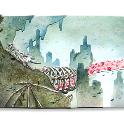 Quallenkalender Juli 1 (Aquarell)