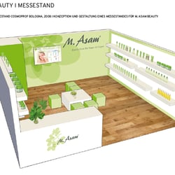 Messestand-Gestaltung M.Asam Beauty
