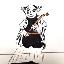 Hier ist meine Lieblingsfigur aus #StarWars, der gute alte Yoda.