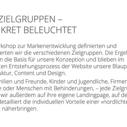 Die Festlegung der Zielgruppen