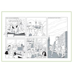 Comic für eine internationale Kanzlei