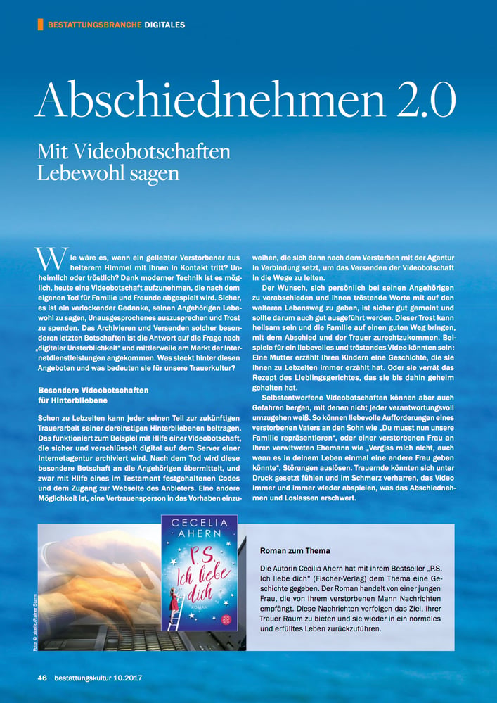 Abschiednehmen 2.0