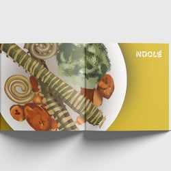 YumYumTalks – Buckprojekt, Layout und Illustration