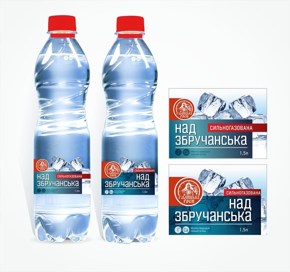 Label design for Nadzbruchanska water