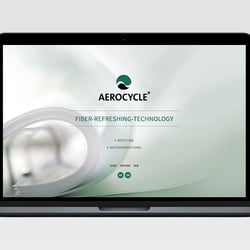 Webdesign / Kunde: Aerocycle GmbH, Neuss