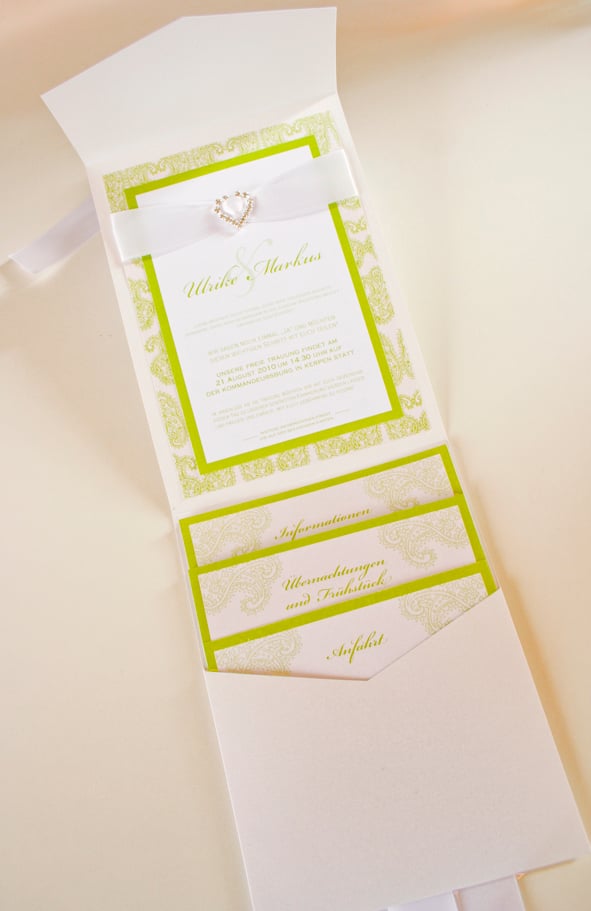 Pocket Fold Einladung „Elegance“