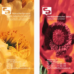 Flyer für eine Naturheilpraxis