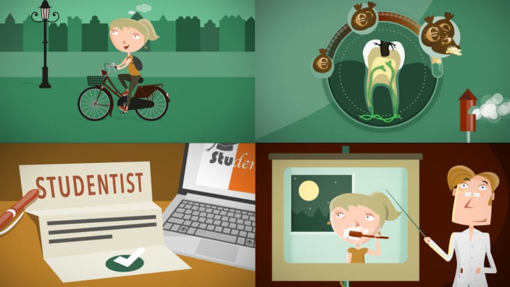 Screens animation clip