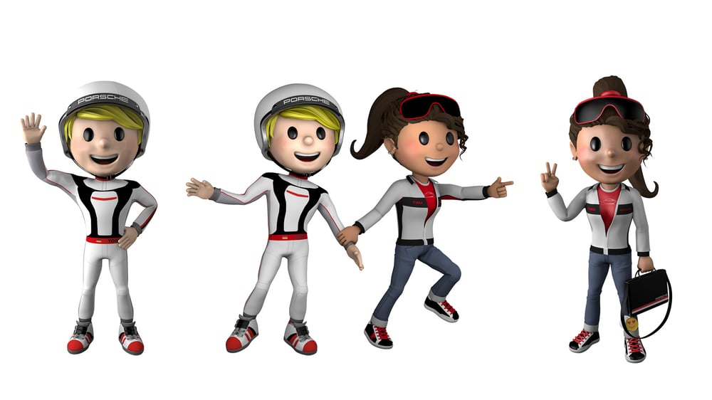 spiel & sport team gmbH –  Sympathiefiguren Tom Targa & Tina Turbo