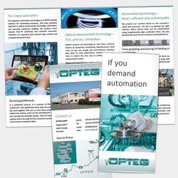 Image-Folder für OPTEG, Leipzig (englisch)