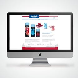 Batiste Trockenshampoo—Reise um die Welt. Websitedesign