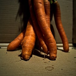 unshaved carrots