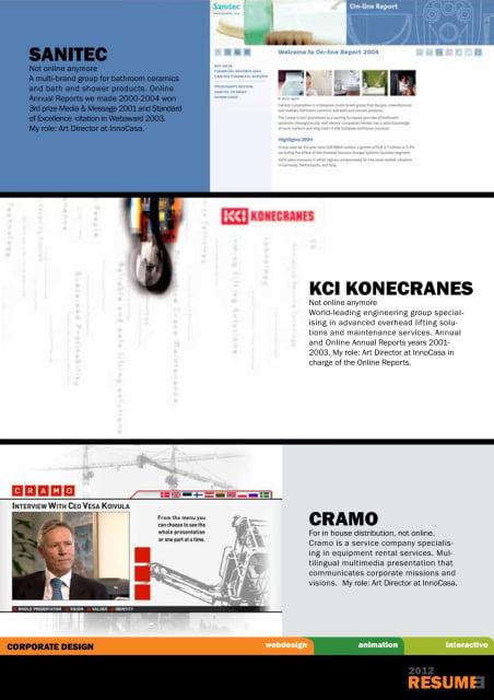 Screen Design – Corporate Designs