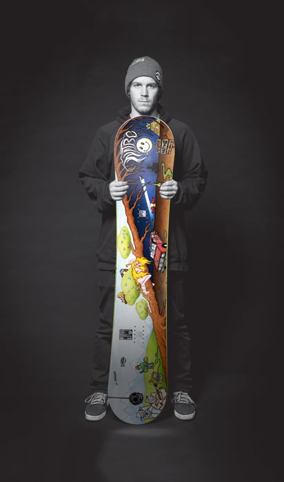 Snowboard – NITRO Swindle 152 MARC SWOBODA Pro One Off 2011/12