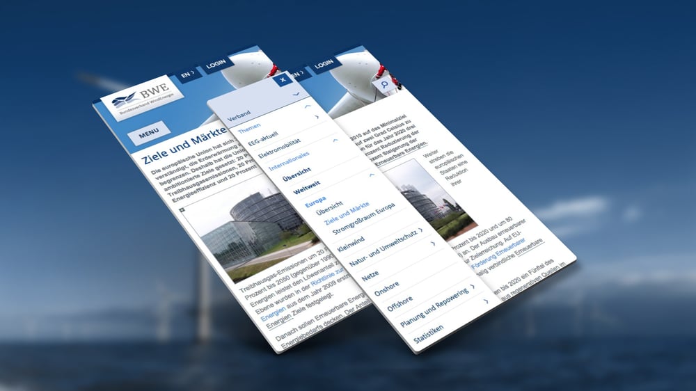 Relaunch Webportal wind-energie.de (BWE)