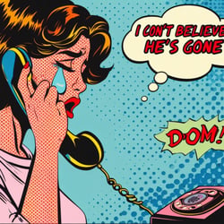 Roy Lichtenstein seen by Tony Beech and ai