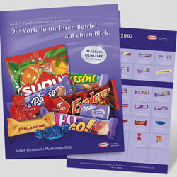 Konfekt-Präsentationsmappe & Salesblatt