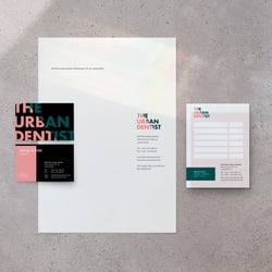 Visitenkarten, Briefpapier und Terminblock