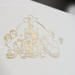 Familien-Wappen | Heißfolienprägung