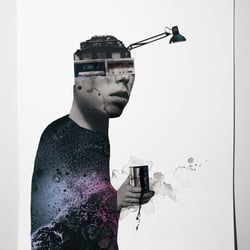 Mock-Up Weiße Wand Auf Empfang