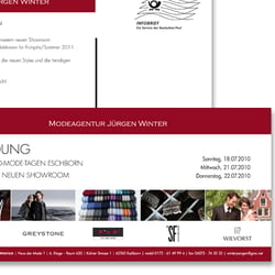 Mode-Agentur: Eröffnung Show-Room