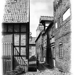 Swedish historic street
