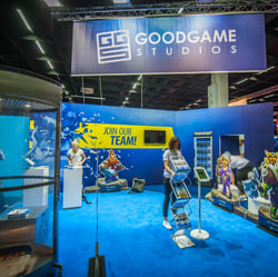 Messestand im B2C Bereich (Gamescom 2014)