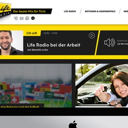 Liferadio Screendesign