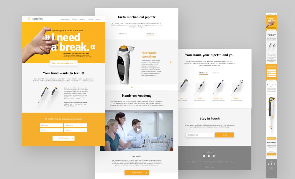 Responsive Onepage Website