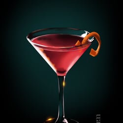 Cosmopolitan – Digitale Getränkeillustration