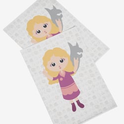 Kinderillustration Frau Mutter