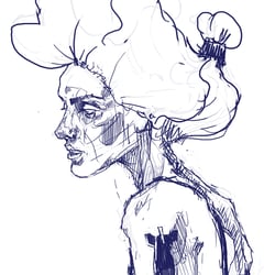 Bomber girl, 2015 (30 Minuten, Photoshop)