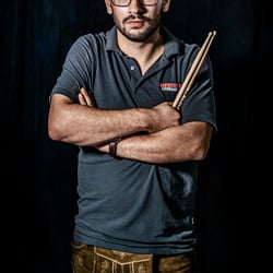 Photoshooting for a rock band