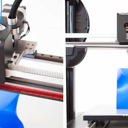 Detail of the 3D-printer